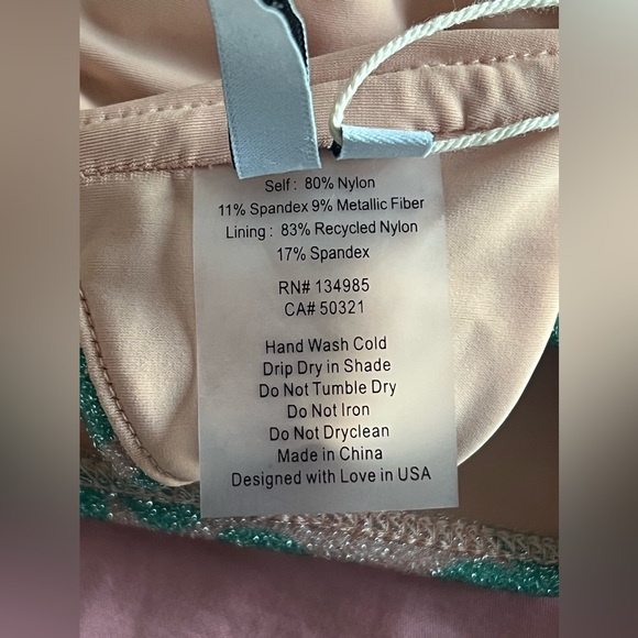 For Love And Lemons Swim Beck One Piece Monokini Bathing Suit Swimwear - Picture 8 of 12